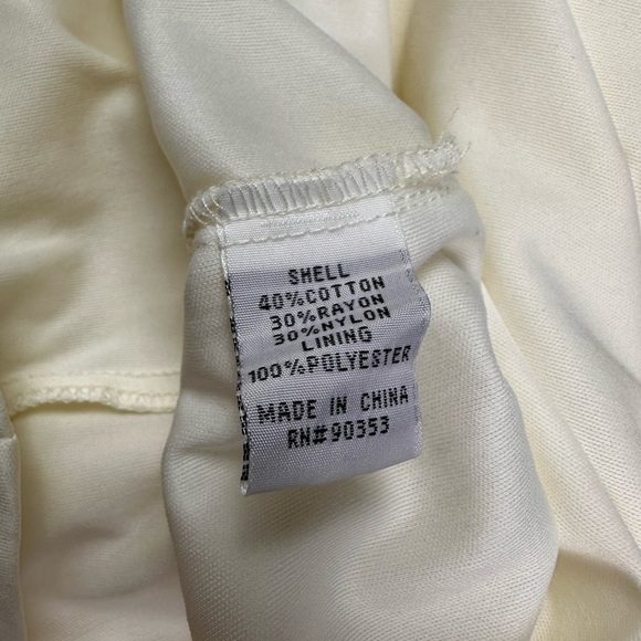 Rebellion White Lace High Neck Sleeveless Bride Mini Dress Size Medium - Picture 6 of 8